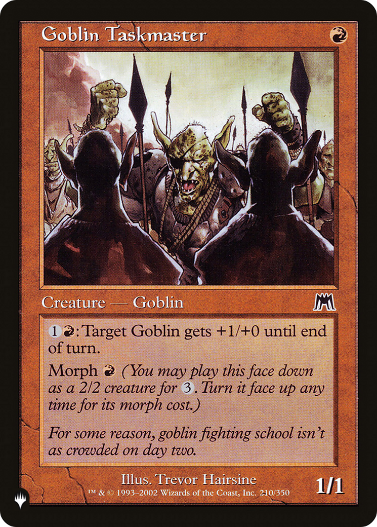 Goblin Taskmaster [The List Reprints] | Anubis Games and Hobby