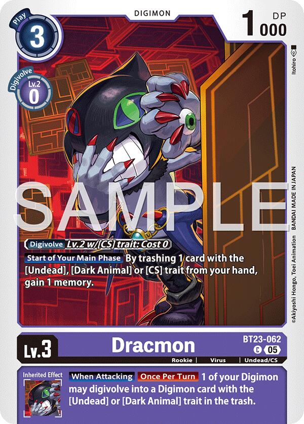 Dracmon [BT23-062] [Hackers' Slumber] | Anubis Games and Hobby