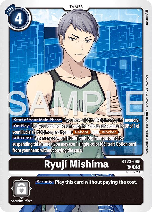 Ryuji Mishima [BT23-085] [Hackers' Slumber] | Anubis Games and Hobby