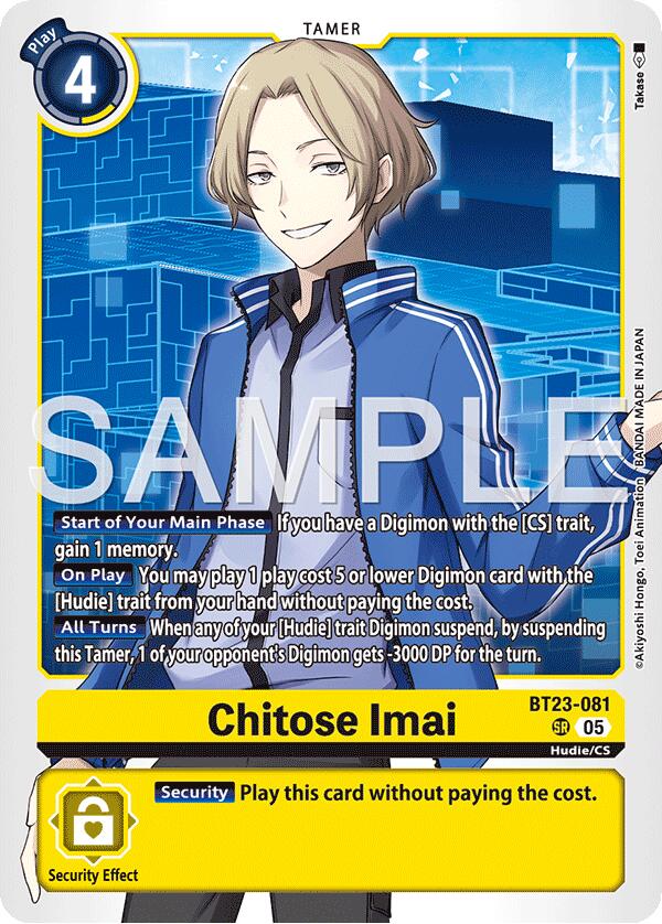 Chitose Imai [BT23-081] [Hackers' Slumber] | Anubis Games and Hobby