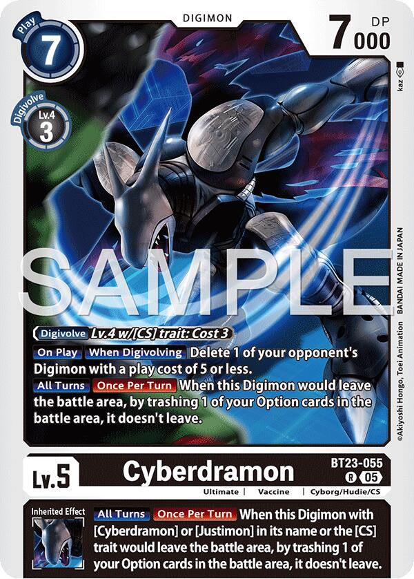 Cyberdramon [BT23-055] [Hackers' Slumber] | Anubis Games and Hobby