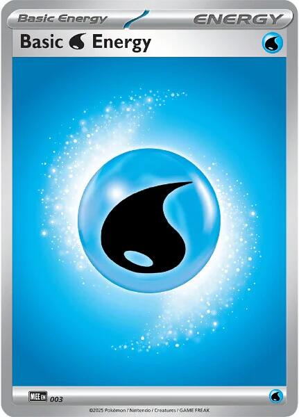 Basic Water Energy - 003 [Mega Evolution Energies] | Anubis Games and Hobby