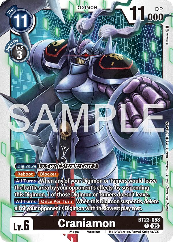 Craniamon [BT23-058] [Hackers' Slumber] | Anubis Games and Hobby