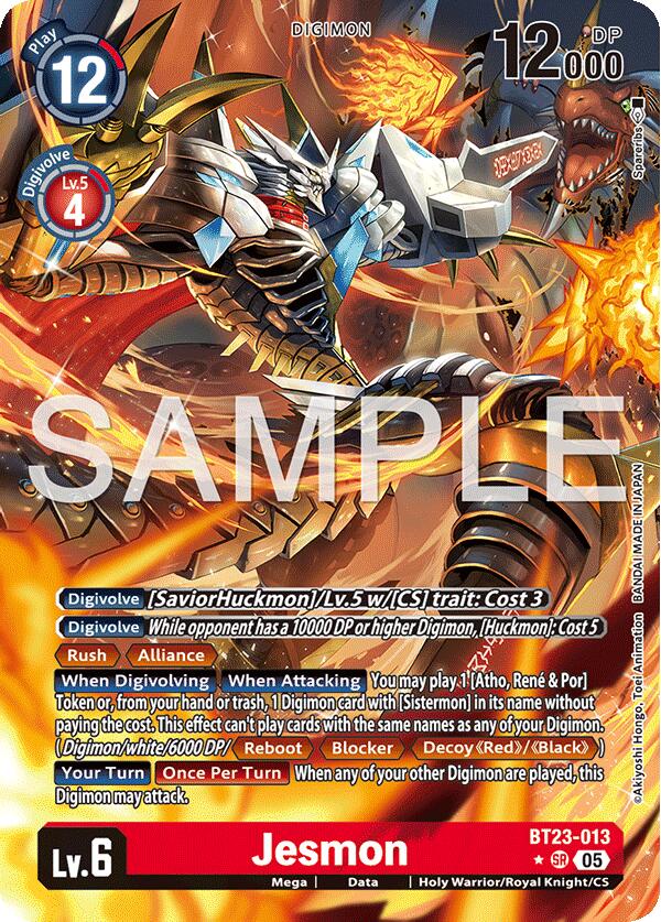 Jesmon [BT23-013] (Alternate Art) [Hackers' Slumber] | Anubis Games and Hobby