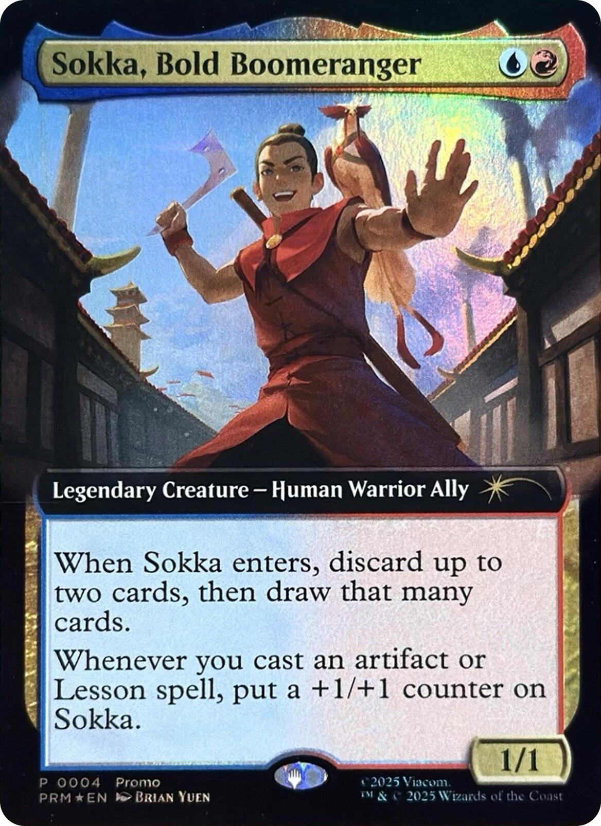 Sokka, Bold Boomeranger (Extended Art) [Media Promos] | Anubis Games and Hobby