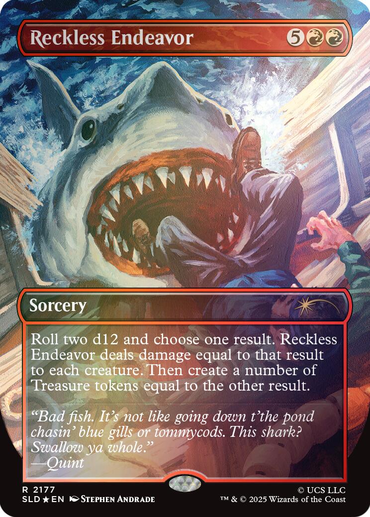 Reckless Endeavor (Rainbow Foil) [Secret Lair Drop Series] | Anubis Games and Hobby