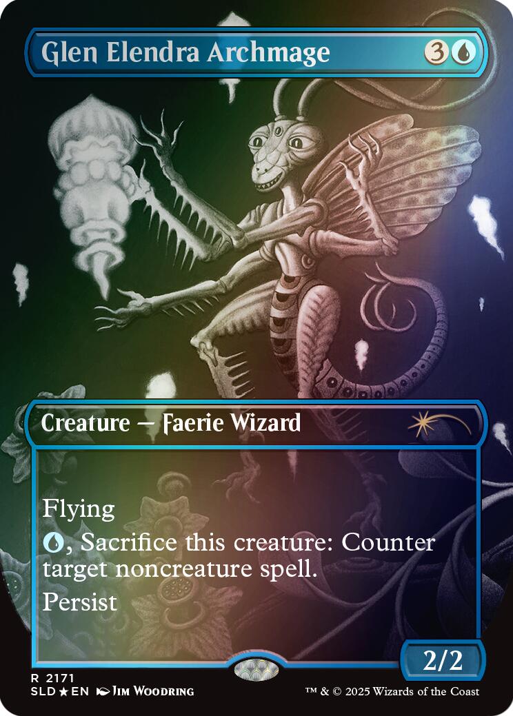 Glen Elendra Archmage (2171) (Rainbow Foil) [Secret Lair Drop Series] | Anubis Games and Hobby