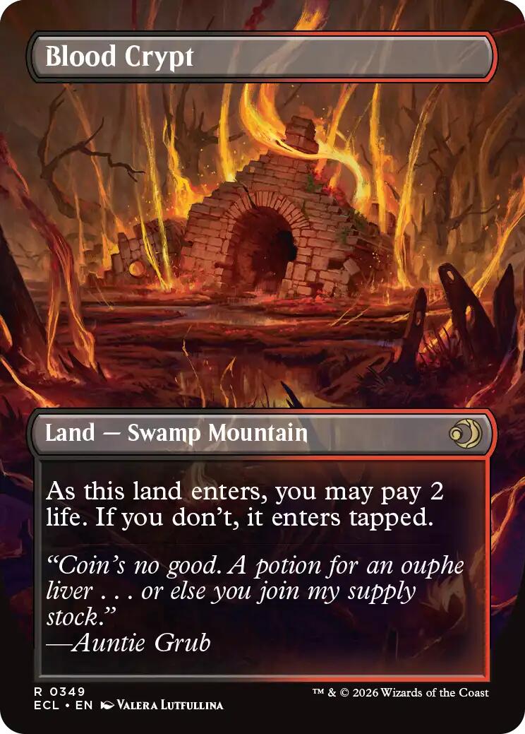 Blood Crypt (Borderless) [Lorwyn Eclipsed] | Anubis Games and Hobby