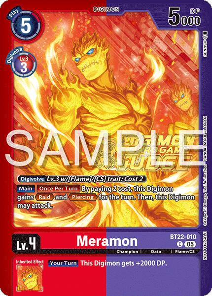 Meramon [BT22-010] (Judge Pack 2025 Wave 2) [Cyber Eden] | Anubis Games and Hobby