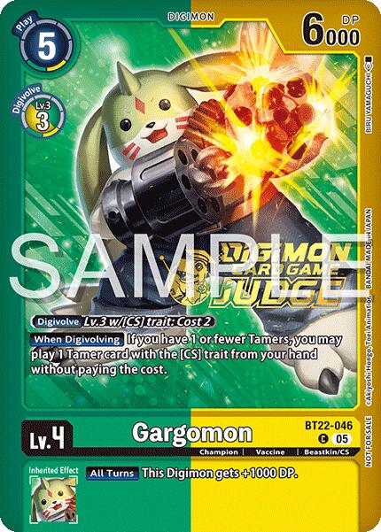 Gargomon [BT22-046] (Judge Pack 2025 Wave 2) [Cyber Eden] | Anubis Games and Hobby