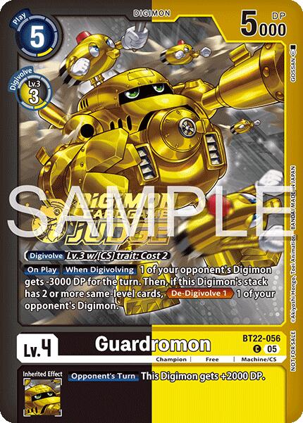 Guardromon [BT22-056] (Judge Pack 2025 Wave 2) [Cyber Eden] | Anubis Games and Hobby