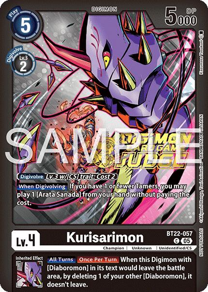 Kurisarimon [BT22-057] (Judge Pack 2025 Wave 2) [Cyber Eden] | Anubis Games and Hobby