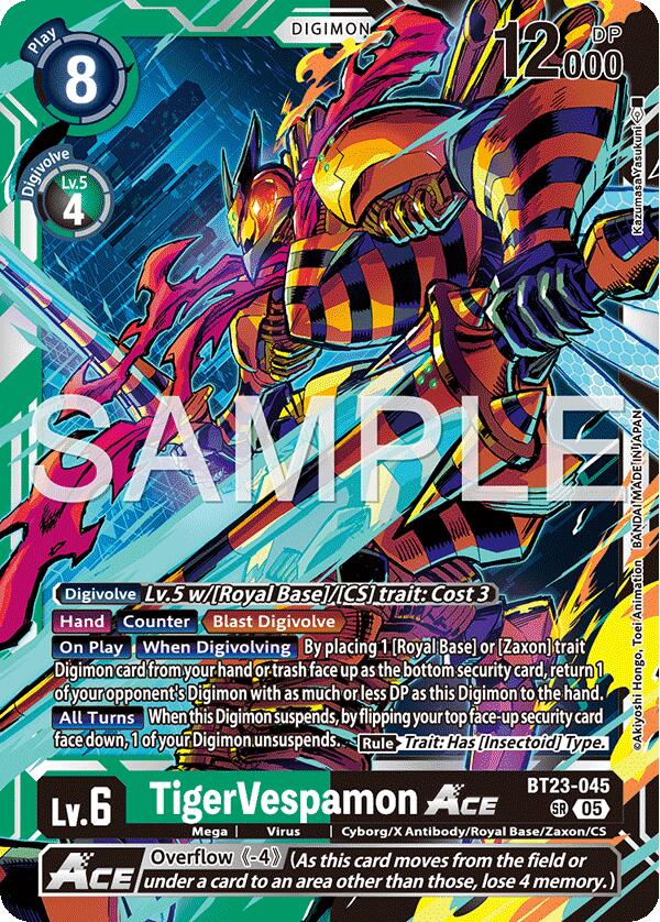 TigerVespamon ACE [BT23-045] [Hackers' Slumber] | Anubis Games and Hobby