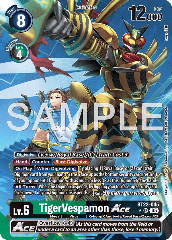 TigerVespamon ACE [BT23-045] (Alternate Art) [Hackers' Slumber] | Anubis Games and Hobby