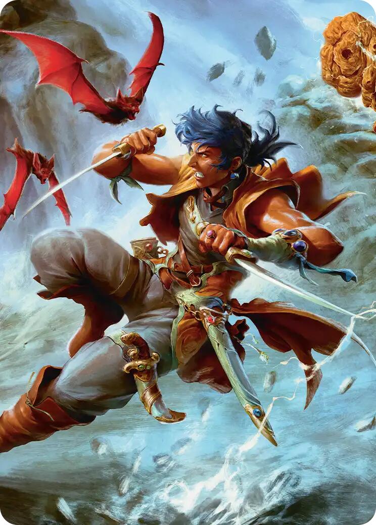 The Destined Thief Scene Art Card [FINAL FANTASY Art Series] | Anubis Games and Hobby