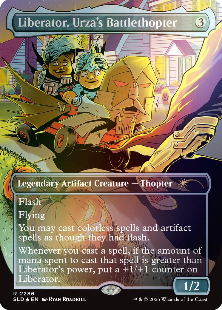 Liberator, Urza's Battlethopter (Rainbow Foil) [Secret Lair Drop Series] | Anubis Games and Hobby