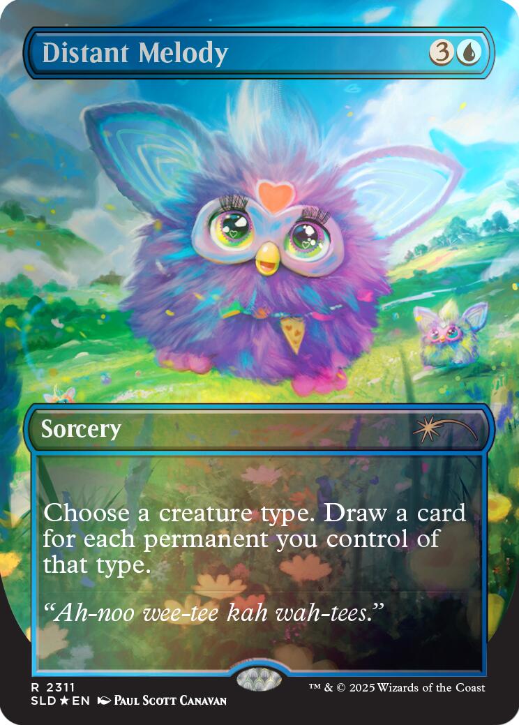 Distant Melody (2311) (Rainbow Foil) [Secret Lair Drop Series] | Anubis Games and Hobby