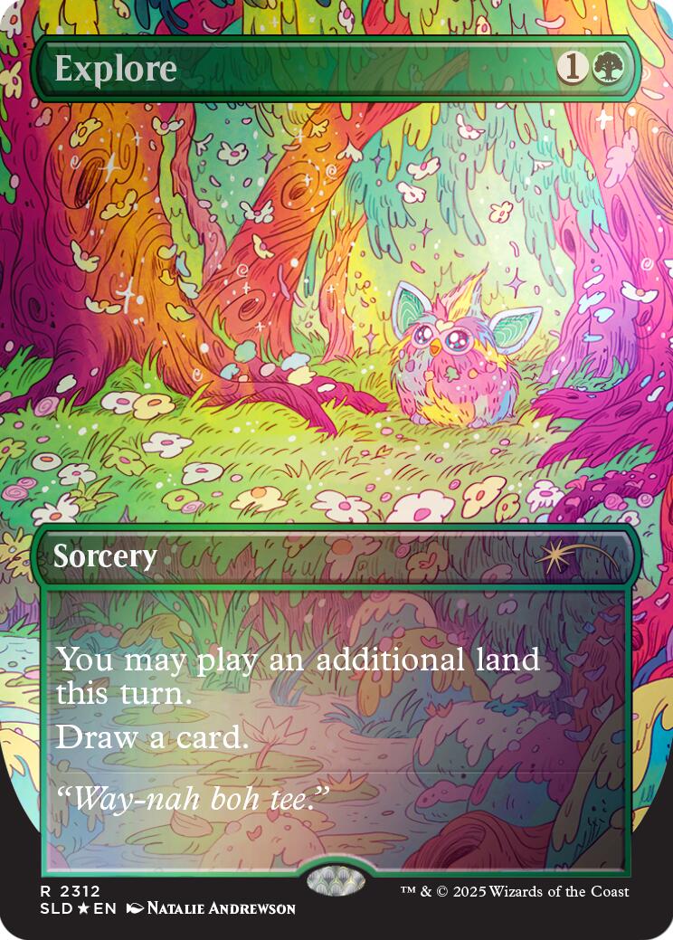 Explore (2312) (Rainbow Foil) [Secret Lair Drop Series] | Anubis Games and Hobby