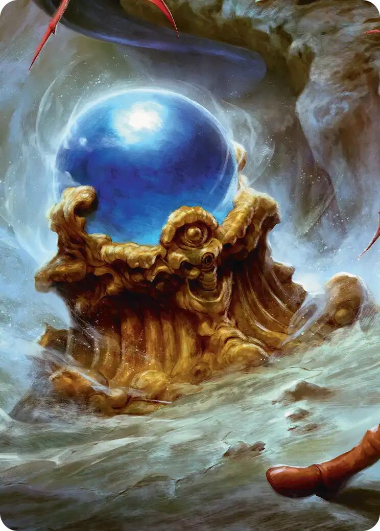 Chaos Shrine's Black Crystal Scene Art Card [FINAL FANTASY Art Series] | Anubis Games and Hobby