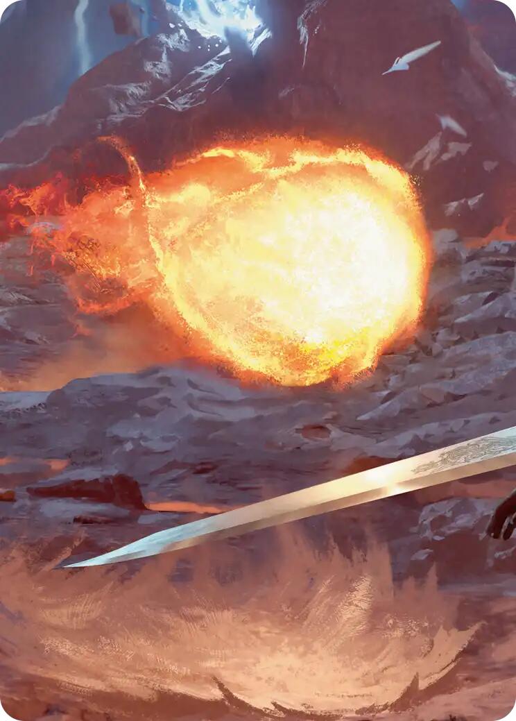 Duelist's Flame Scene Art Card [FINAL FANTASY Art Series] | Anubis Games and Hobby