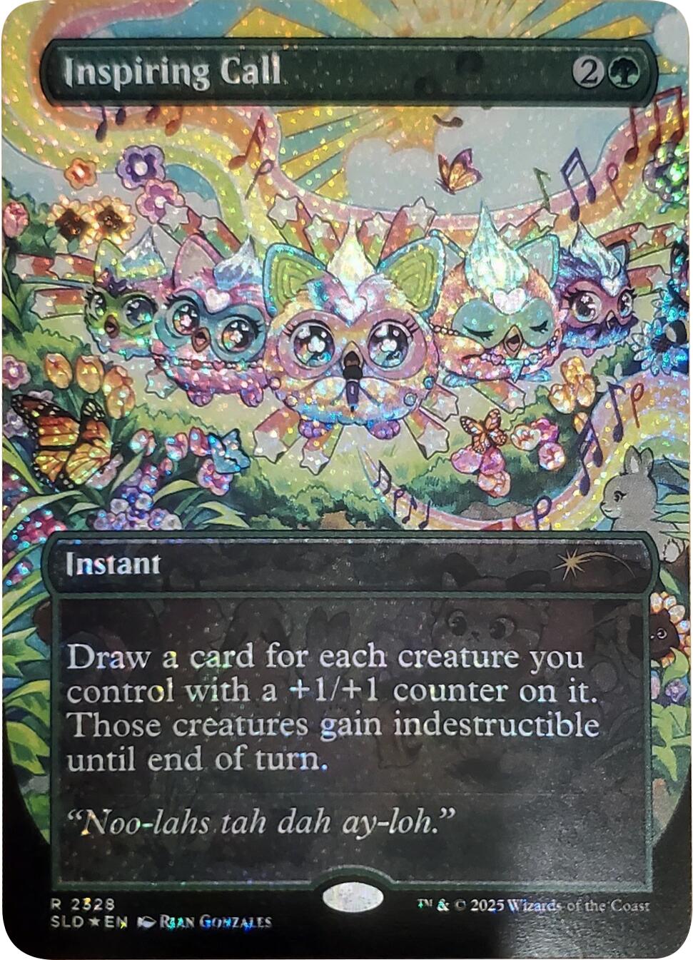 Inspiring Call (Confetti Foil) [Secret Lair Drop Series] | Anubis Games and Hobby