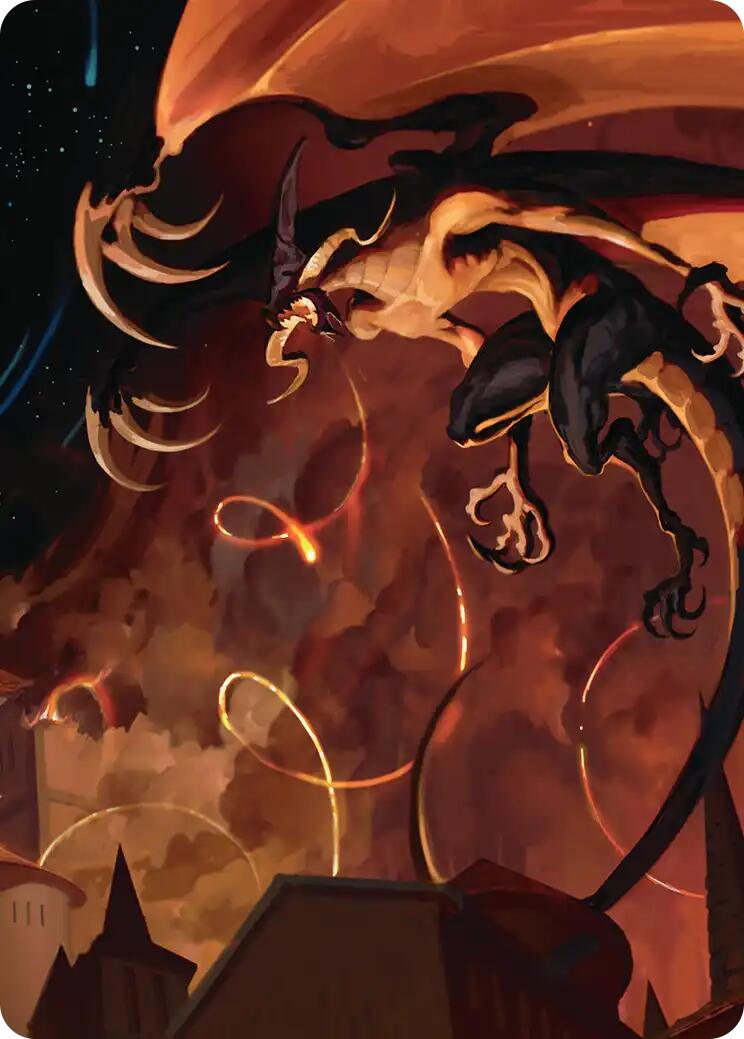 Mega Flare Scene Art Card [FINAL FANTASY Art Series] | Anubis Games and Hobby