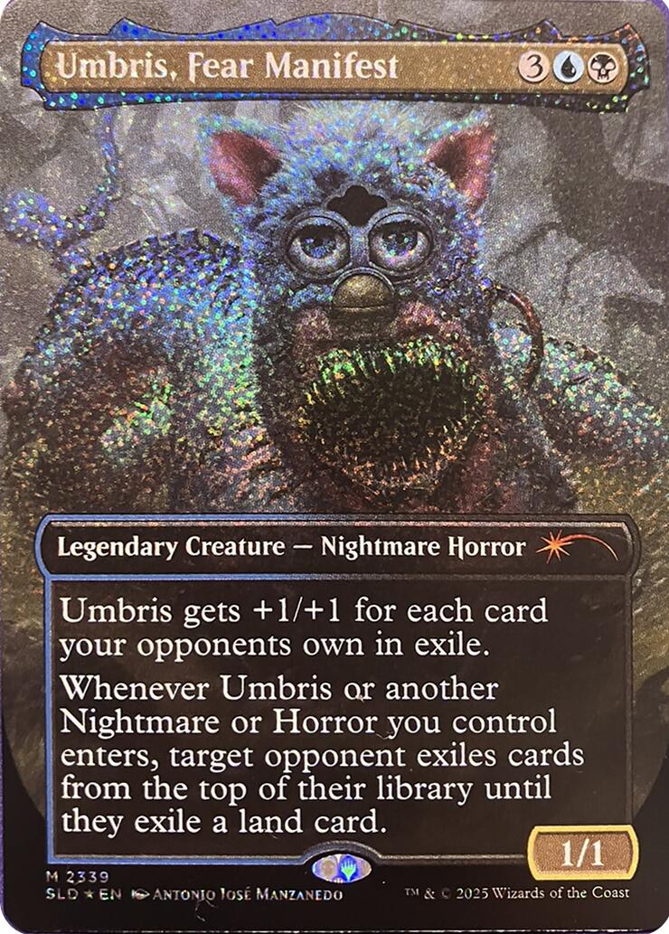 Umbris, Fear Manifest (Confetti Foil) [Secret Lair Drop Series] | Anubis Games and Hobby