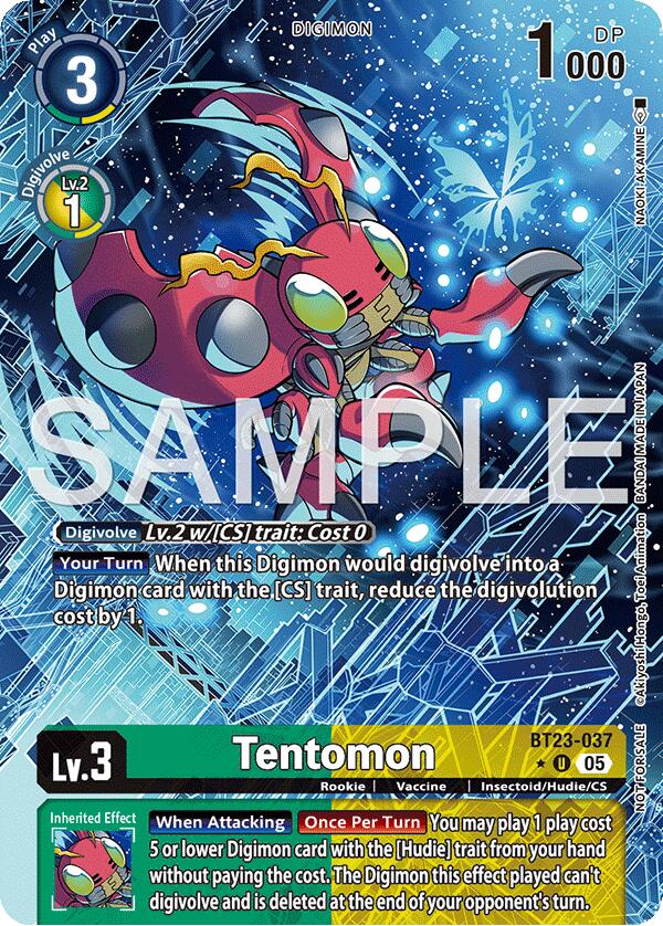 Tentomon [BT23-037] (Hacker's Slumber Box Promotion Pack) [Hackers' Slumber] | Anubis Games and Hobby