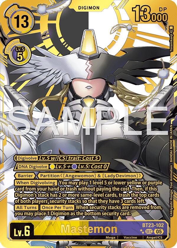 Mastemon [BT23-102] (Rare Pull) [Hackers' Slumber] | Anubis Games and Hobby