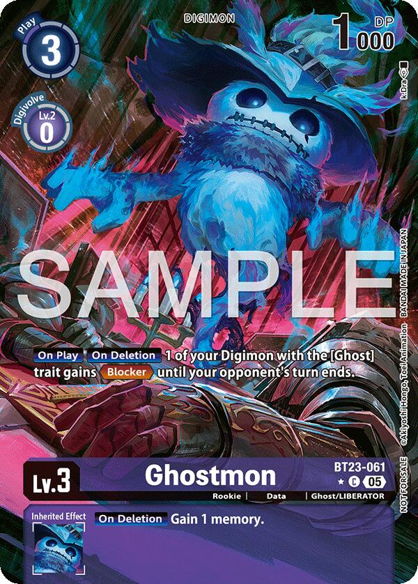 Ghostmon [BT23-061] (Hacker's Slumber Box Promotion Pack) [Hackers' Slumber] | Anubis Games and Hobby