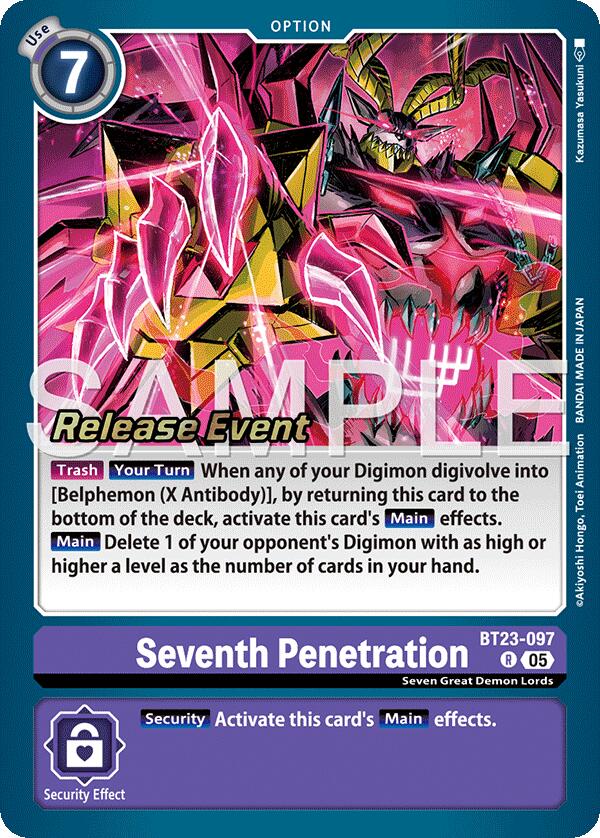 Seventh Penetration [BT23-097] [Hackers' Slumber Release Event Cards] | Anubis Games and Hobby