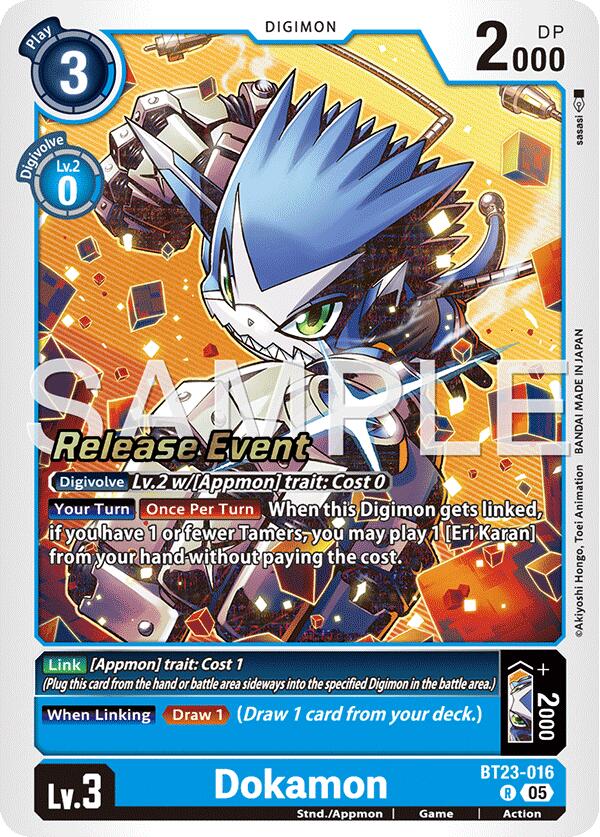 Dokamon [BT23-016] [Hackers' Slumber Release Event Cards] | Anubis Games and Hobby