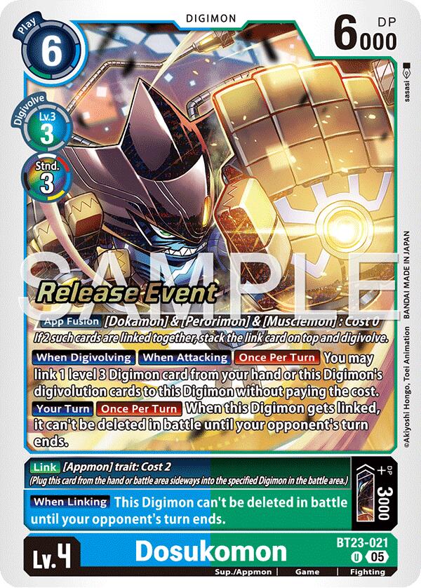 Dosukomon [BT23-021] [Hackers' Slumber Release Event Cards] | Anubis Games and Hobby