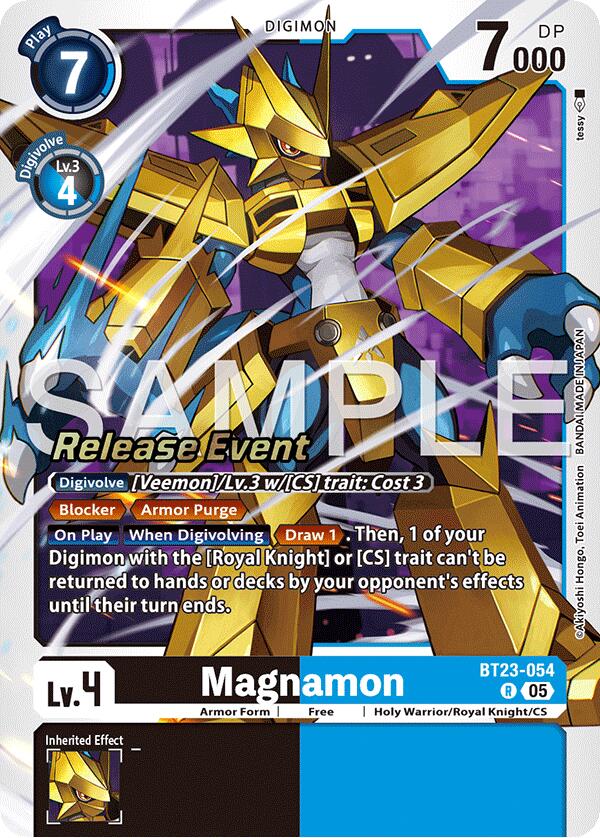 Magnamon [BT23-054] [Hackers' Slumber Release Event Cards] | Anubis Games and Hobby