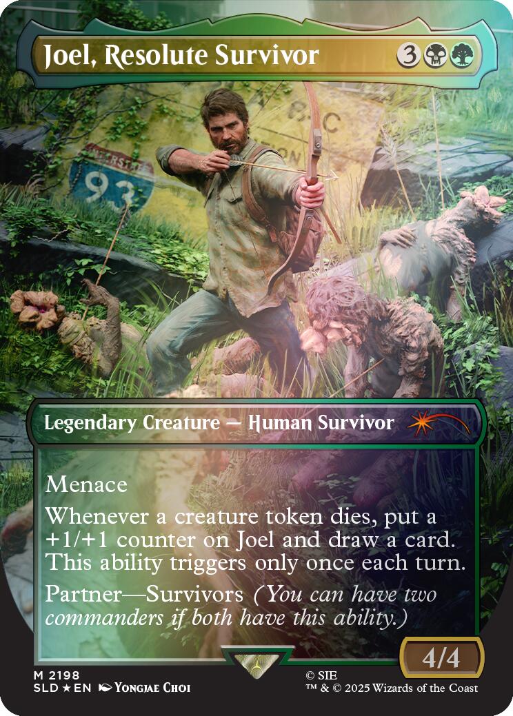 Joel, Resolute Survivor (Rainbow Foil) [Secret Lair Drop Series] | Anubis Games and Hobby