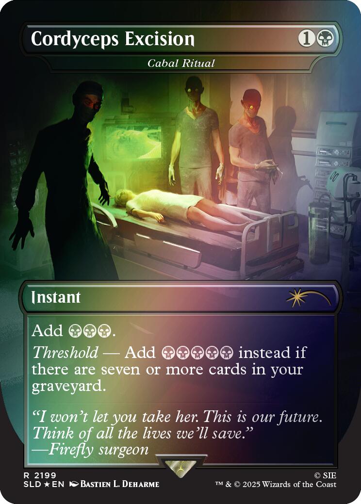 Cordyceps Excision - Cabal Ritual (Rainbow Foil) [Secret Lair Drop Series] | Anubis Games and Hobby