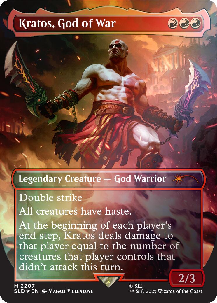Kratos, God of War (Rainbow Foil) [Secret Lair Drop Series] | Anubis Games and Hobby