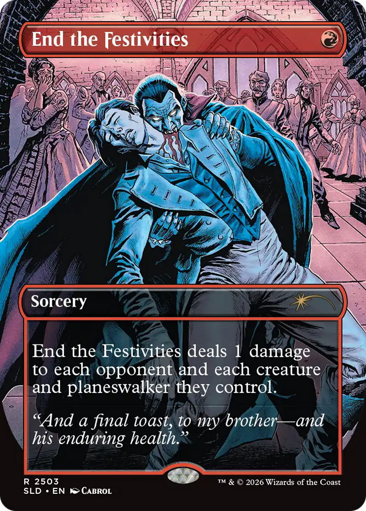 End the Festivities [Secret Lair Drop Series] | Anubis Games and Hobby