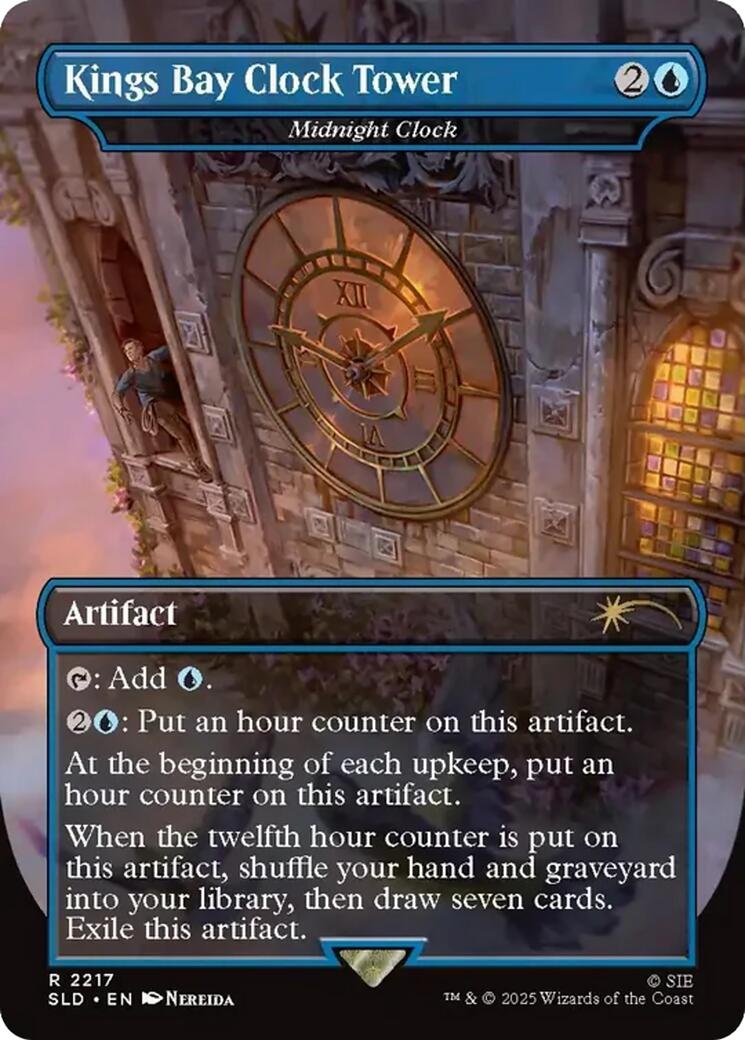 Kings Bay Clock Tower - Midnight Clock [Secret Lair Drop Series] | Anubis Games and Hobby