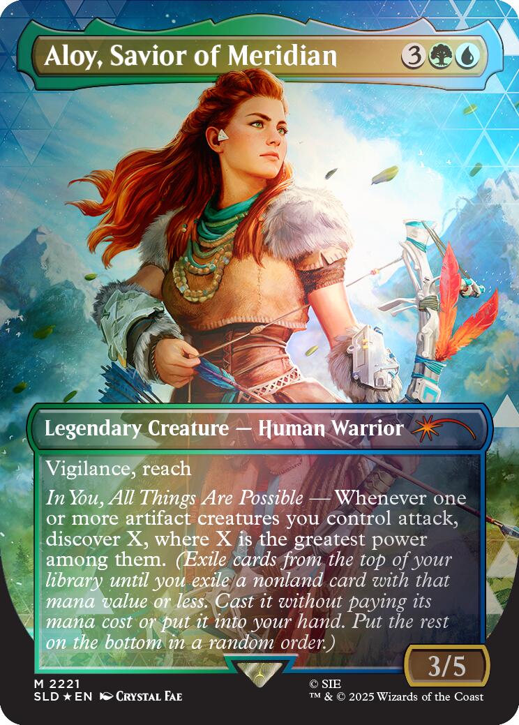 Aloy, Savior of Meridian (Rainbow Foil) [Secret Lair Drop Series] | Anubis Games and Hobby