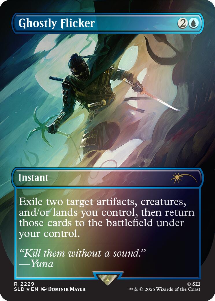 Ghostly Flicker (Rainbow Foil) [Secret Lair Drop Series] | Anubis Games and Hobby