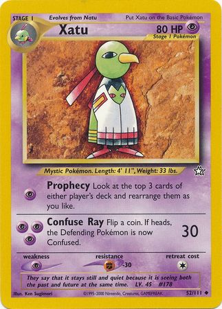 Xatu (52/111) [Neo Genesis Unlimited] | Anubis Games and Hobby
