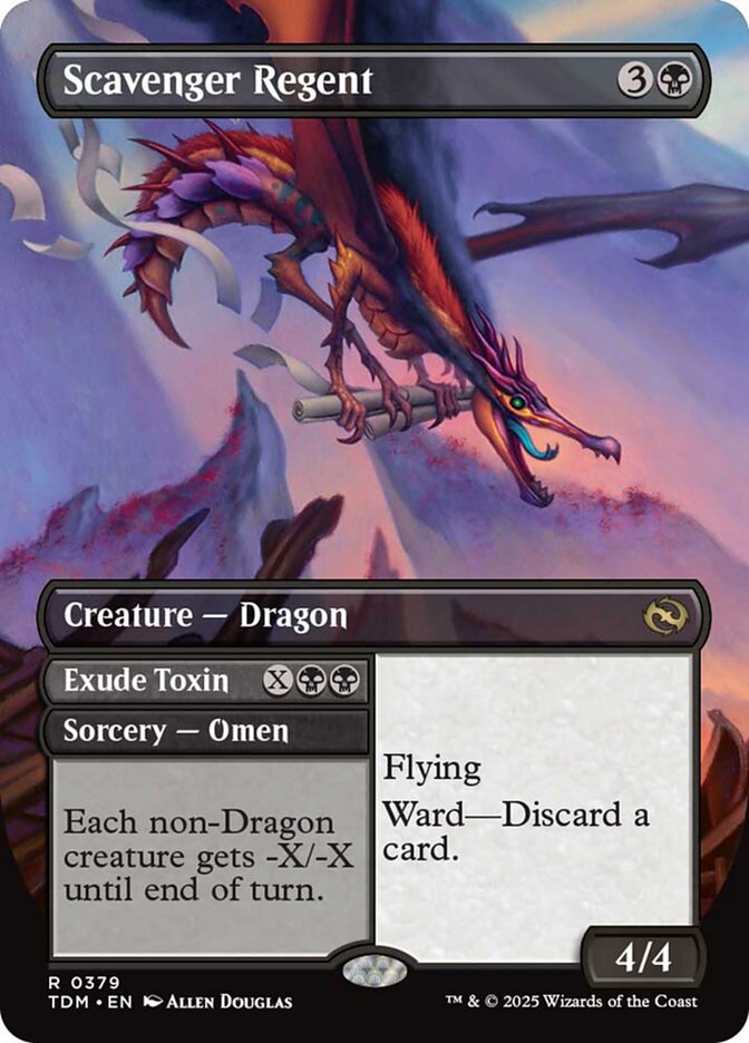 Scavenger Regent (Borderless) [Tarkir: Dragonstorm] | Anubis Games and Hobby