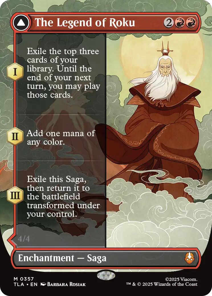 The Legend of Roku (Borderless) [Avatar: The Last Airbender] | Anubis Games and Hobby