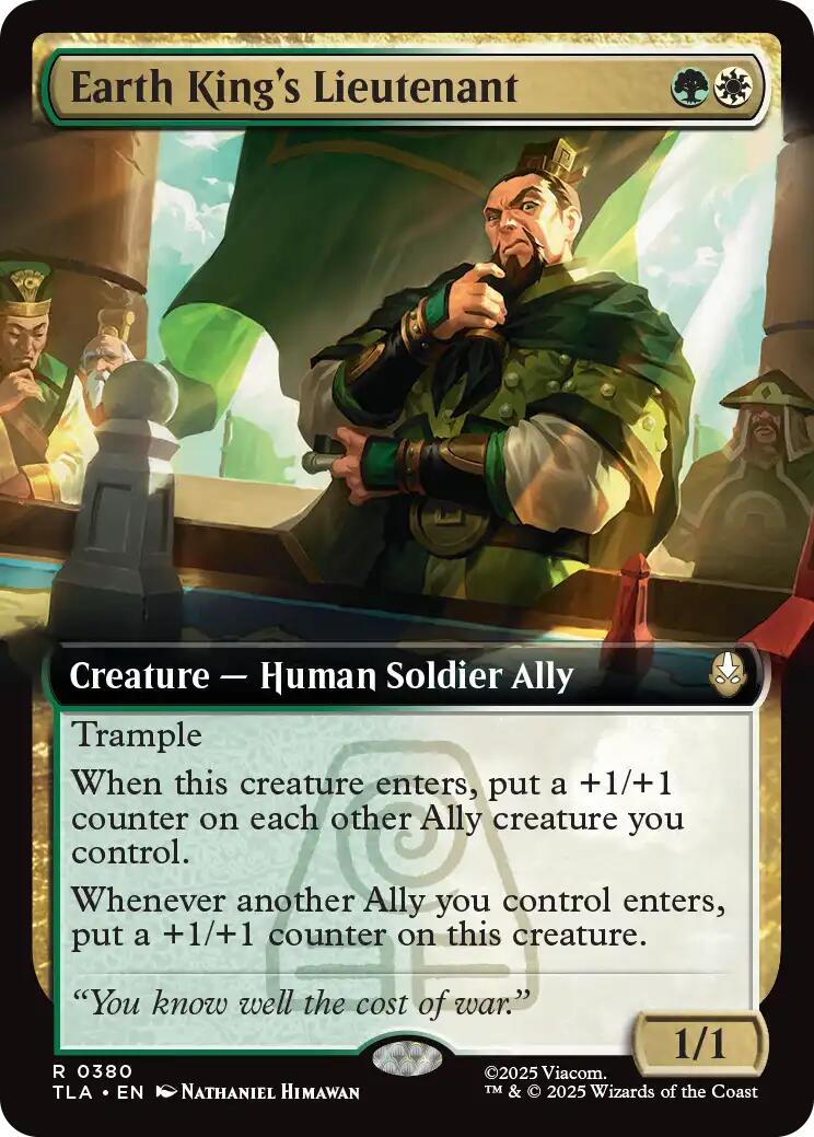Earth King's Lieutenant (Extended Art) [Avatar: The Last Airbender] | Anubis Games and Hobby