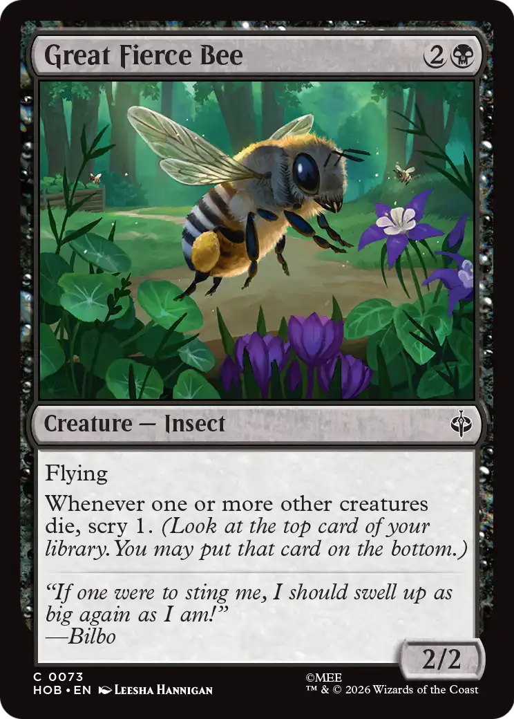 Great Fierce Bee [The Hobbit] | Anubis Games and Hobby