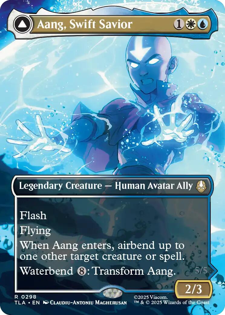 Aang, Swift Savior (298) (Borderless) [Avatar: The Last Airbender] | Anubis Games and Hobby