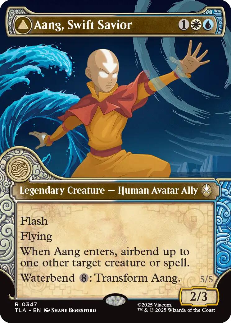 Aang, Swift Savior (Showcase) [Avatar: The Last Airbender] | Anubis Games and Hobby