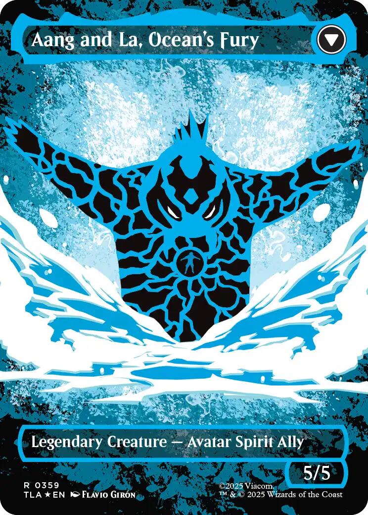 Aang, Swift Savior (Borderless) (Neon Ink Foil) [Avatar: The Last Airbender] | Anubis Games and Hobby