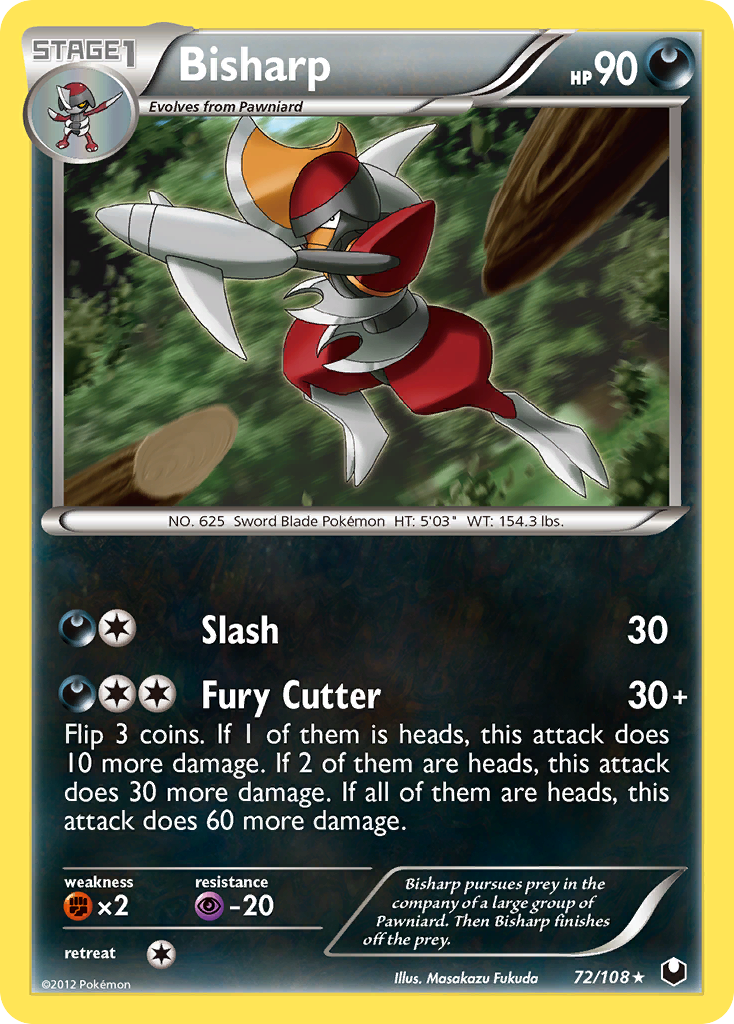 Bisharp (72/108) [Black & White: Dark Explorers] | Anubis Games and Hobby